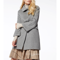 17PKCSC010 women double layer 100% cashmere wool coat